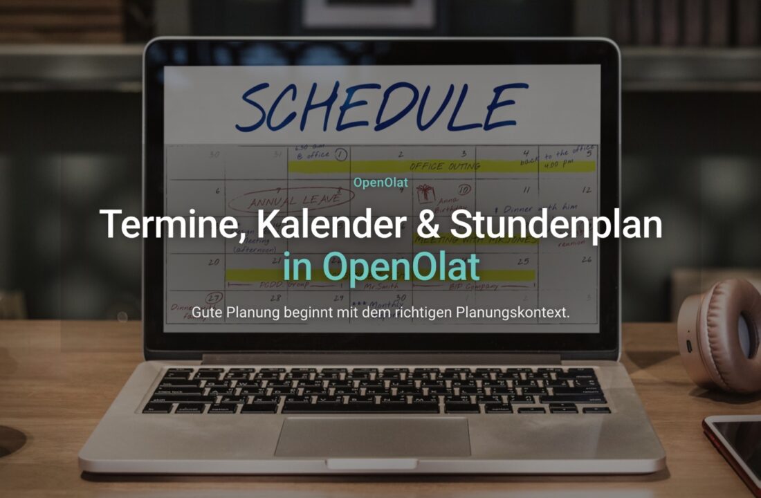Termine, Kalender & Stundenplan in OpenOlat