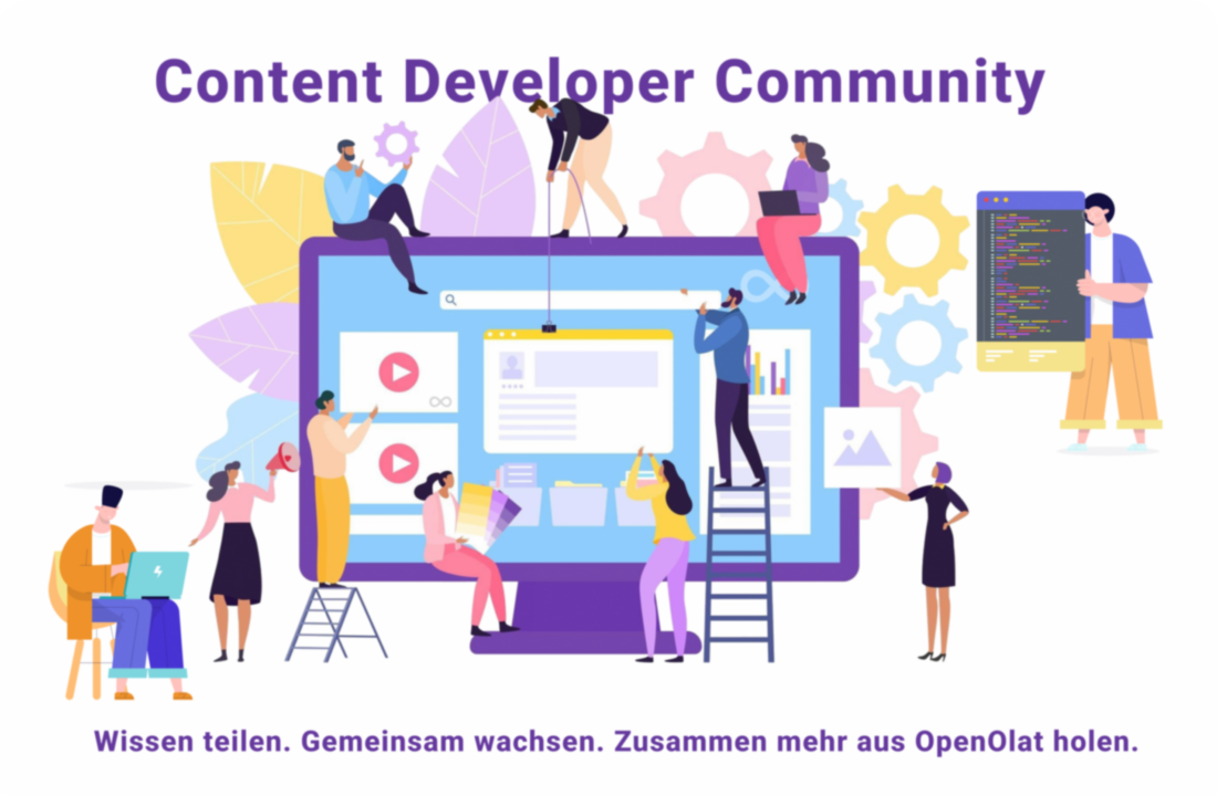 Wissen teilen, gemeinsam wachsen: die Content Developer Community für OpenOlat
