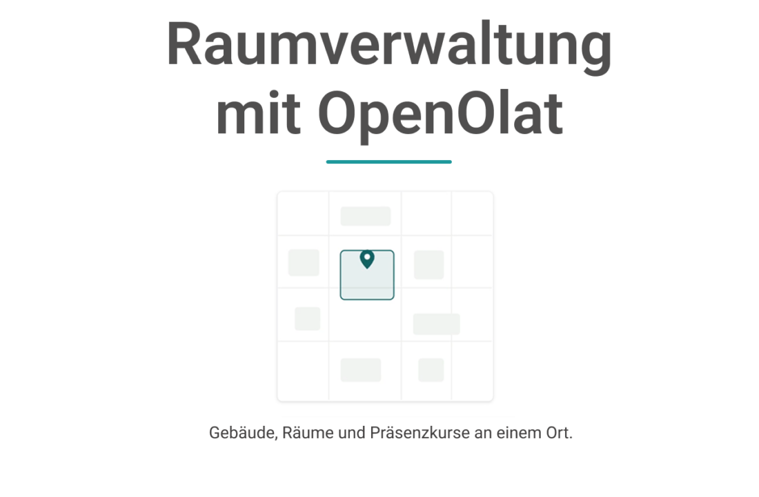 Raumverwaltung in OpenOlat: der passende Ort zu jedem Termin